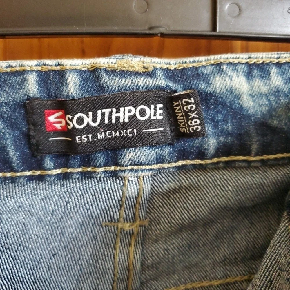 South Pole Skinn‎ Mens Jeans Size 36x32